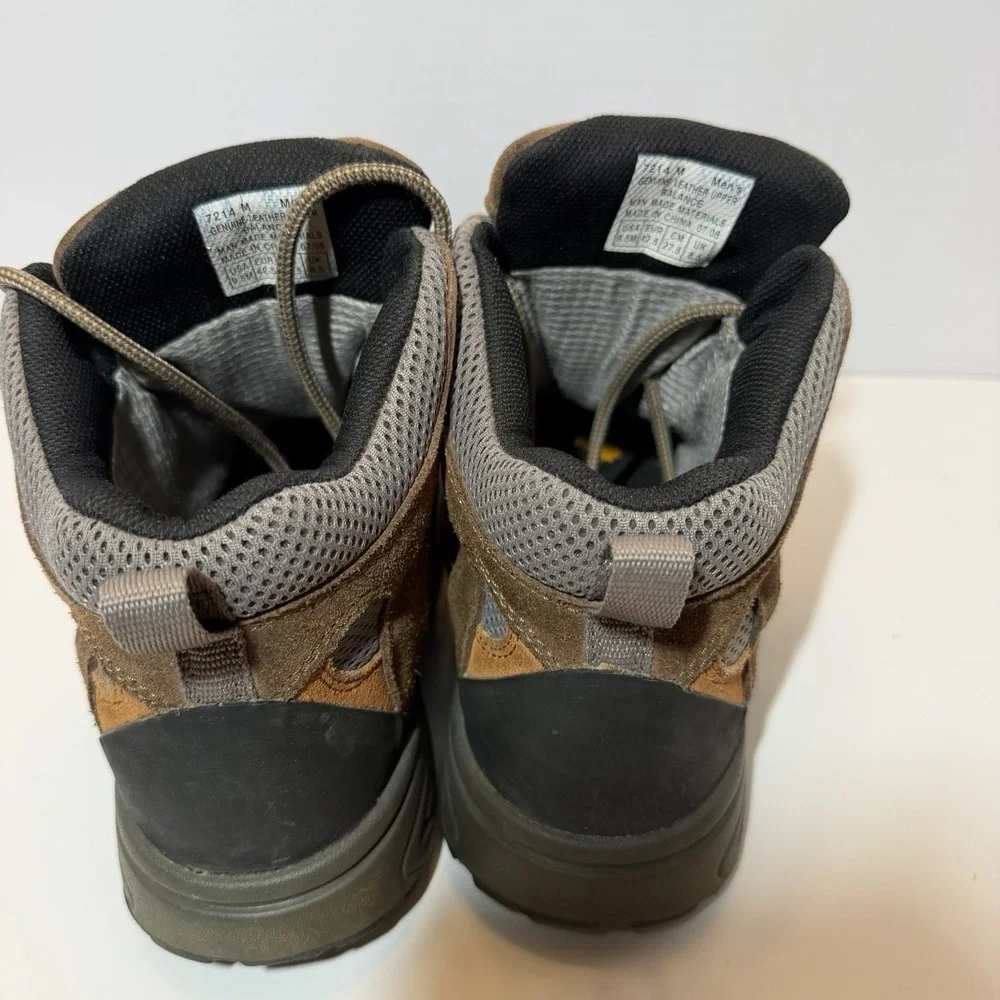 Vasque Men's Hiking Boots Brown Gray Black Leather US 9.5 Medium MPN 7214